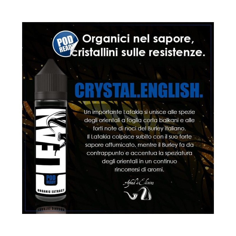 Azhad's Elixirs Crystal English Scomposto 20ml - Clean - nicotina a scelta 2rshop.it svapo